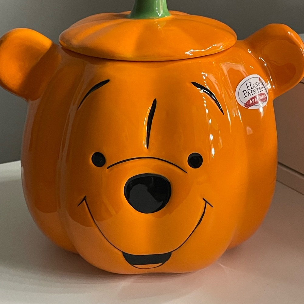 Disney Pumpkin Winnie The Pooh Cookie Jar